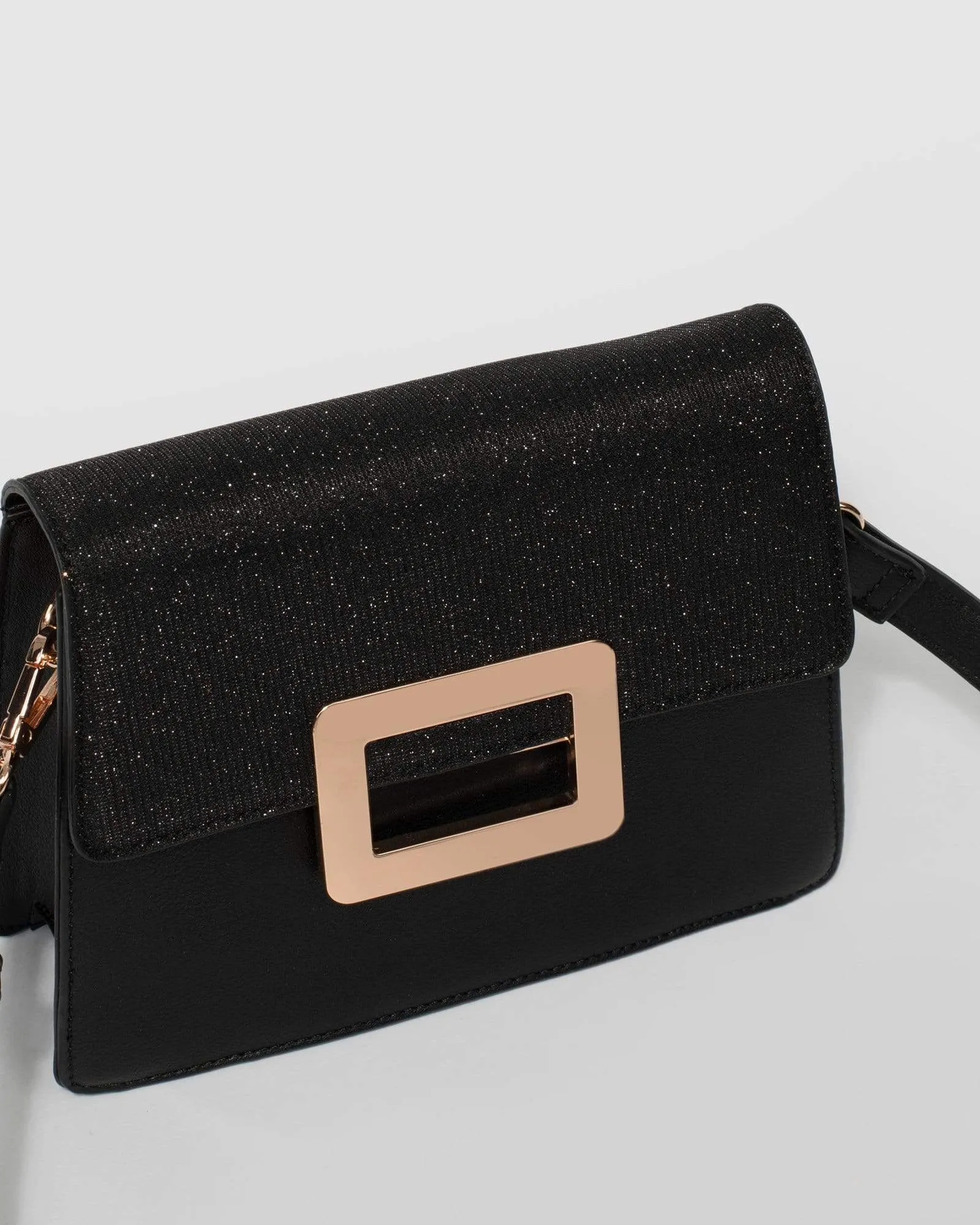 Black Panida Buckle Bag