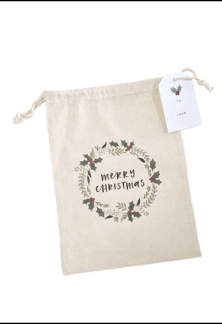 Canvas Eco-Friendly Reusable Gift Bag