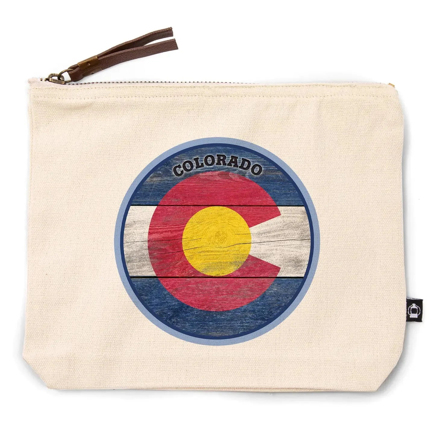 Go Bag Pouch Colorado in Rustic State Flag