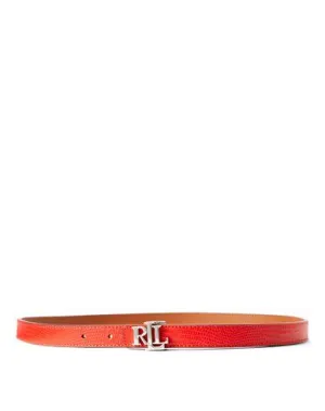 Lauren Ralph Lauren Women Belt Red L INT