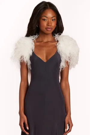 Ostrich Feather Shrug