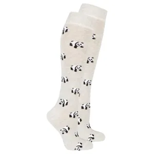 Panda Knee High Socks