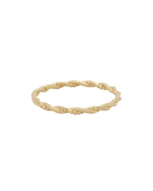 Solid Gold Merida Curled Ring