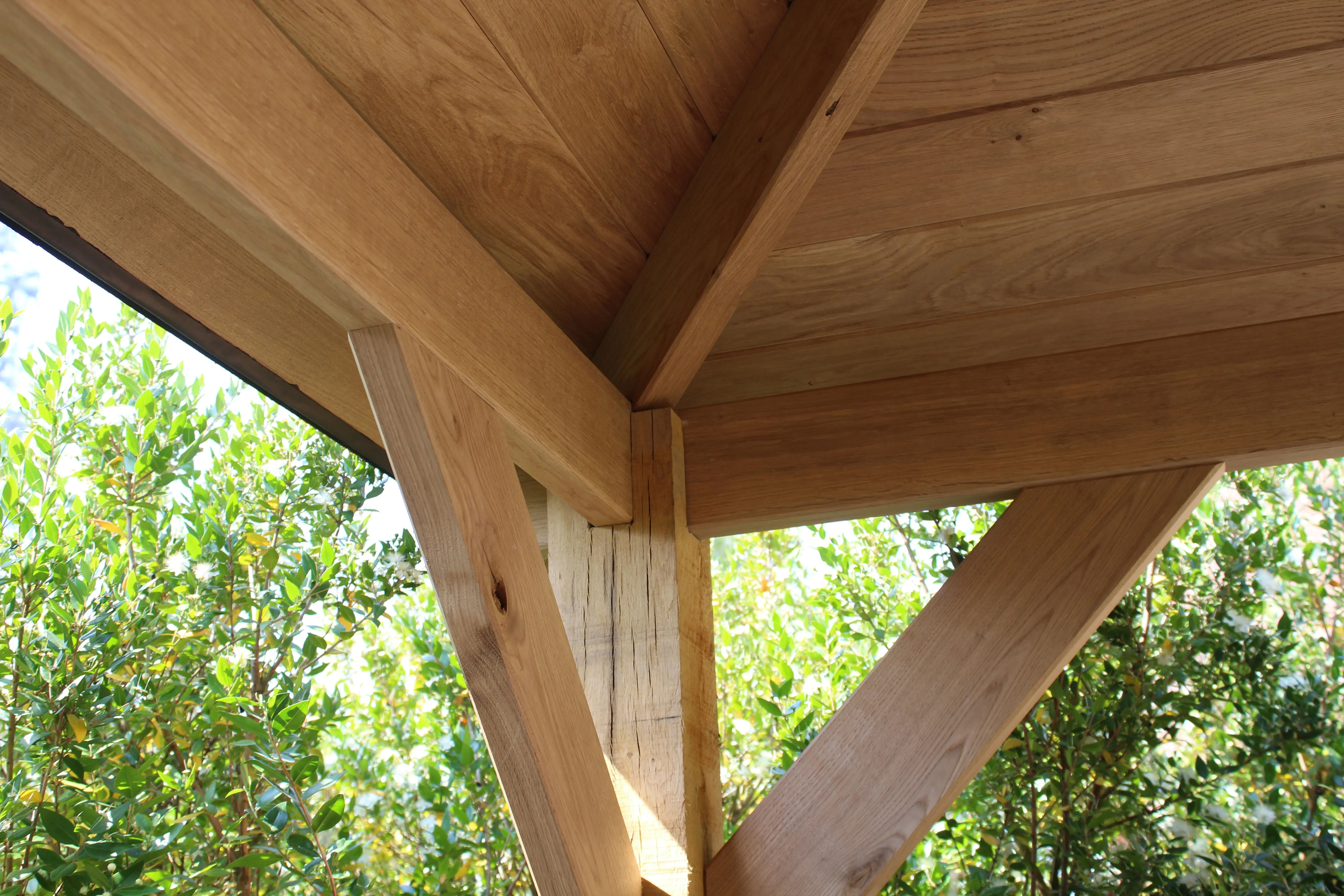 Solid Oak Gazebo