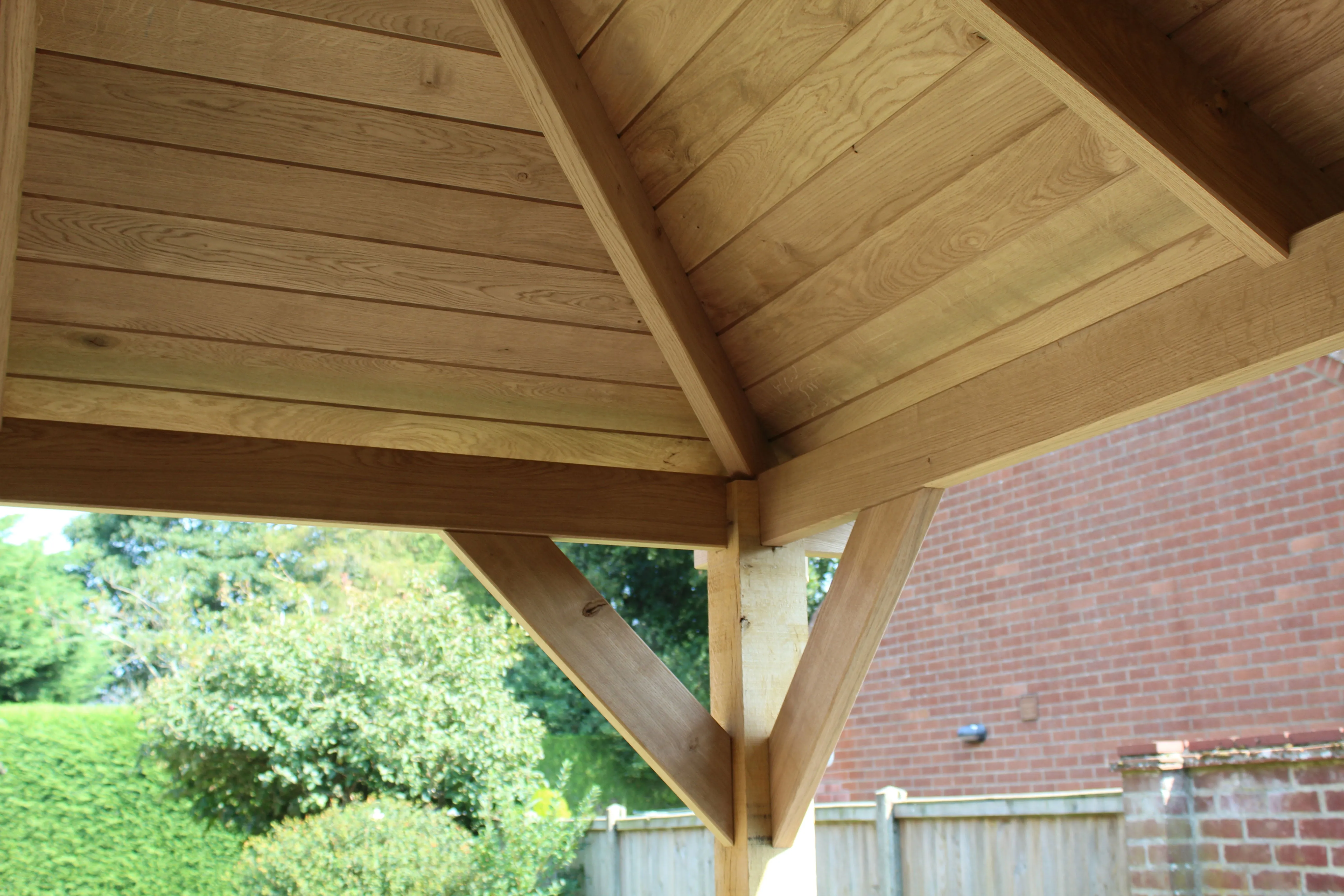 Solid Oak Gazebo