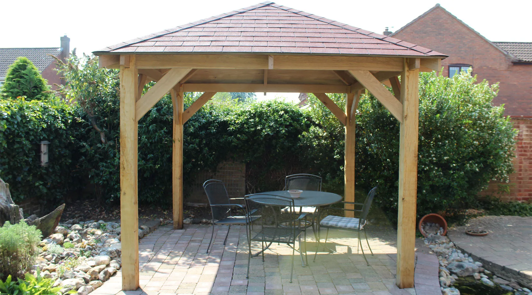 Solid Oak Gazebo